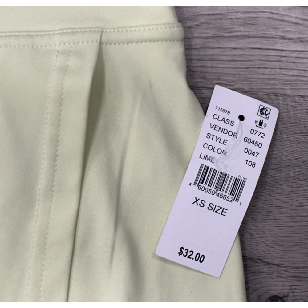 PAC 1980 Athletic Active Mini Tennis Skort Lime Color Size XS Soft NEW READ - Picture 4 of 7